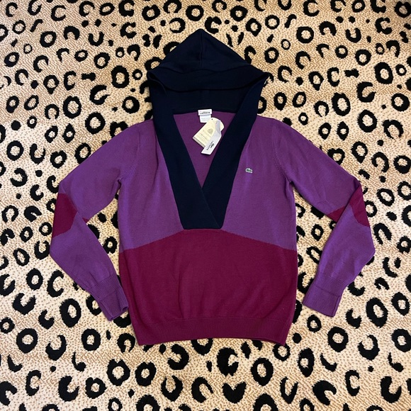 Colourful Lacoste Sweater Hoodie - Picture 13 of 13